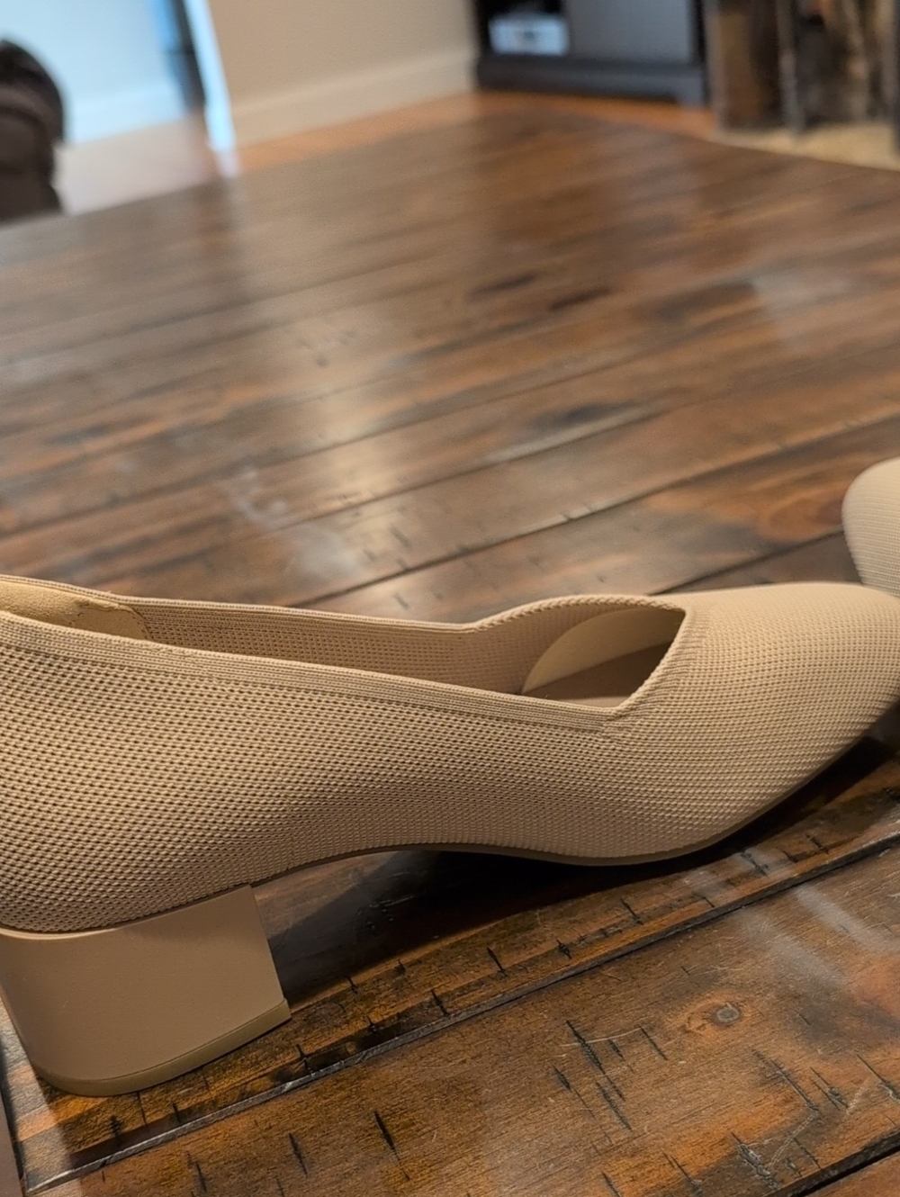 Vivaia Megan Square Toe Chunky Heel Stess Free 38 7-7.5 - Picture 9 of 13